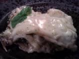Portobello Lasagna With Basil Cream