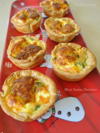 Mini Swiss Quiches. Photo by I'mPat