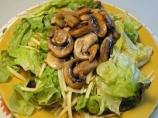 Swiss and Hot Mushroom Salad