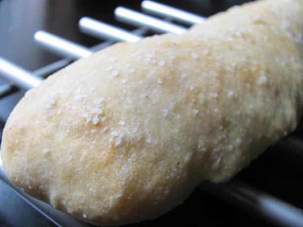 No-Knead Small Baguette (Stecca). Photo by under12parsecs