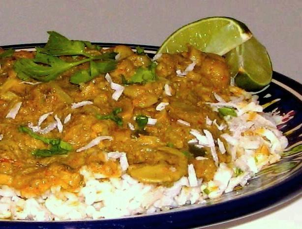 Curried Cauliflower over Fragrant East Indian Basmati Rice. Photo by Spice Guru