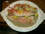 Citrus Steamed Trout With Quinoa Pilaf