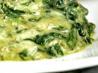 Creamed Fresh Baby Spinach With Basil Pesto. Recipe by Spice Guru