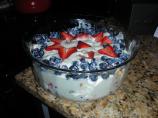 Patriotic Berry Trifle