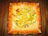 Fresh Corn Zucchini and Napa Cabbage Saute. Photo by Chef #848413