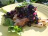 Grilled Chicken With Blueberry-Basil Salsa. Recipe by Melanie D