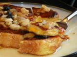 Cheddar French Toast With Dried Fruit Syrup