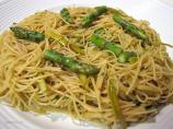 Spring Asparagus Angel Hair Pasta. Photo by loof