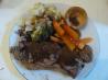 Pan Fried Beef, Mash Potatoes and Vegetables. Recipe by Funky Little Chef