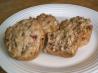 Healthy Strawberry Peach Muffins. Recipe by thesinglebite