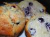 Joyously Jumbo Blueberry Muffins (Regular Size Adaptable). Recipe by gailanng
