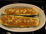 Quinoa Stuffed Zucchini Boats. Photo by Chicagoland Chef du Jour