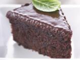 Almond Fresh Fudge Cake With Creamy Chocolate Frosting