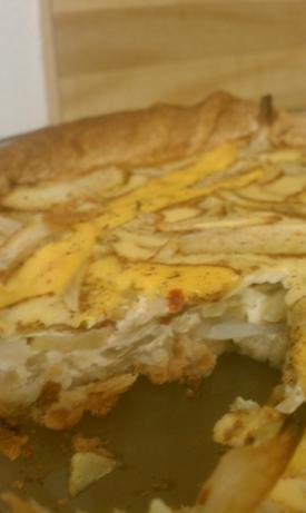 Carmelized Onion & Apple Tart (Vegetarian). Photo by Chocolate Covered Mimz