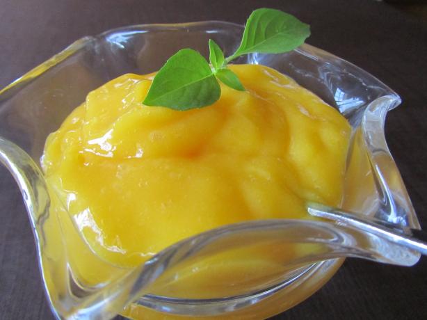 Mango Sorbet. Photo by Rita~