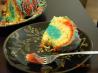 Fire Cracker Red, White and Blue Cake (Betty Crocker). Recipe by PSU Lioness