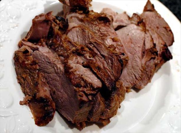 Butterfied Leg of Lamb with Ginger. Photo by Sackville