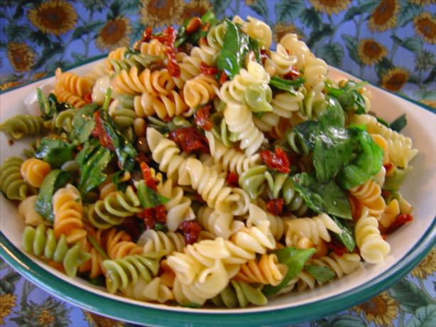 Spinach-Tomato Pasta Salad Spinach-Tomato Pasta Salad
