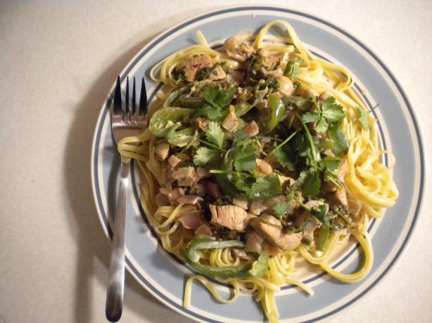 California Pizza Kitchen Chicken Tequila Fettuccine. Photo by buttercreambarbie