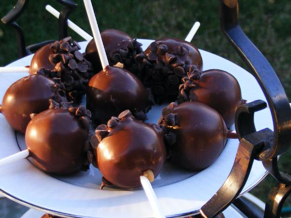 Frozen Chocolate Chip Cookie Dough Balls. Photo by Lavender Lynn