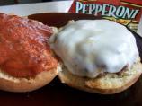 2bleu's Pepperoni Pizza Burgers