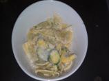 Creamy Ravioli With Squash, Lemon and Chives