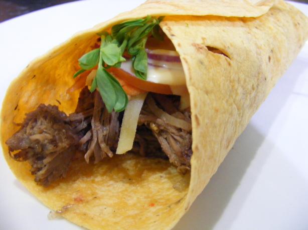Shredded Beef Wraps. Photo by Sara 76