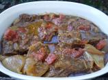 Cowboy Chuck Roast With Onion Gravy