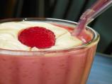 Raspberries & Crystallized Ginger Smoothie