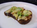 Chicken, Cheese, and Avocado on Rye