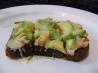 Chicken, Cheese, and Avocado on Rye