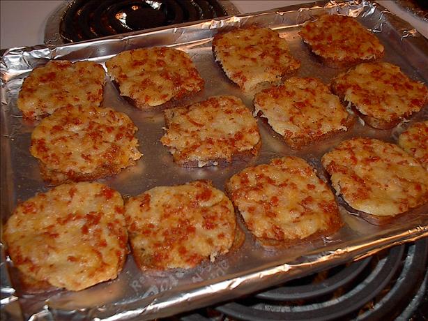 Swiss Cheese Pizzas. Photo by steve in FL