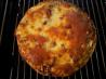 Pizza With Mushrooms, Garlic & Walnuts. Recipe by Kiwi Kathy