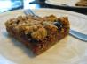 Apple and Black Currant Crumble Bars. Recipe by Linky