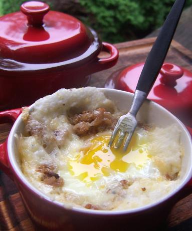 Southern Eggs En Cocotte. Photo by NcMysteryShopper