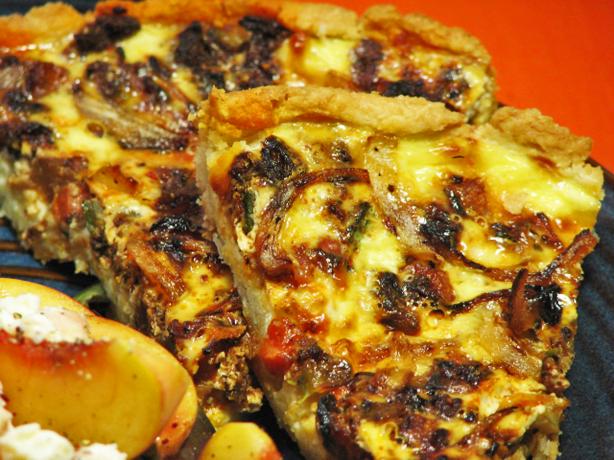 Garden Vegetable Quiche With a Cream Cheese Crust. Photo by Kerfuffle-Upon-Wincle