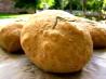 Rosemary-Whole Wheat Hamburger Buns. Recipe by Jody Prestine