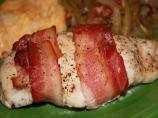Philly Bacon Wrapped Chicken With Fried Green Beans