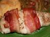 Philly Bacon Wrapped Chicken With Fried Green Beans. Recipe by MissLayce