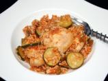 Zucchini, Chicken and Brown Rice Casserole