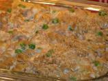 Crispy-On-The-Top Tuna and Green Pea Casserole (Rocco Dispirito). Photo by Shelby Jo