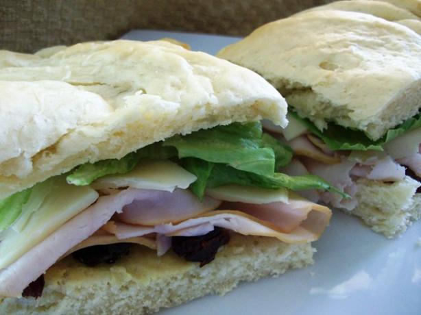 Smoked Turkey Sandwich With Cranberry Butter. Photo by 2Bleu