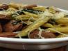 Penne With Chicken Mango Sausage and Spinach. Recipe by julicle