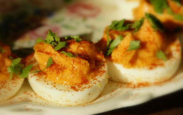 Awesome Deviled Eggs - Sriracha Heaven. Photo by David S #2