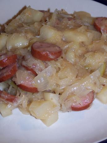 Sausage & Sauerkraut. Photo by barefootmommawv