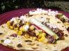 Charred Corn Tacos With Zucchini Slaw