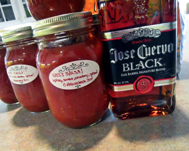 Spiked Smoked Salsa--. Photo by yogiclarebear