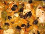 Mediterranean Chicken With Dried Apricots & Prunes
