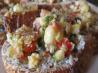 Nica Chick Orgasmic Chickpeas Bruschetta