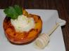 Grilled Rum Peaches With Mascarpone Cheese & Orange Blossom. Recipe by Cheese Please